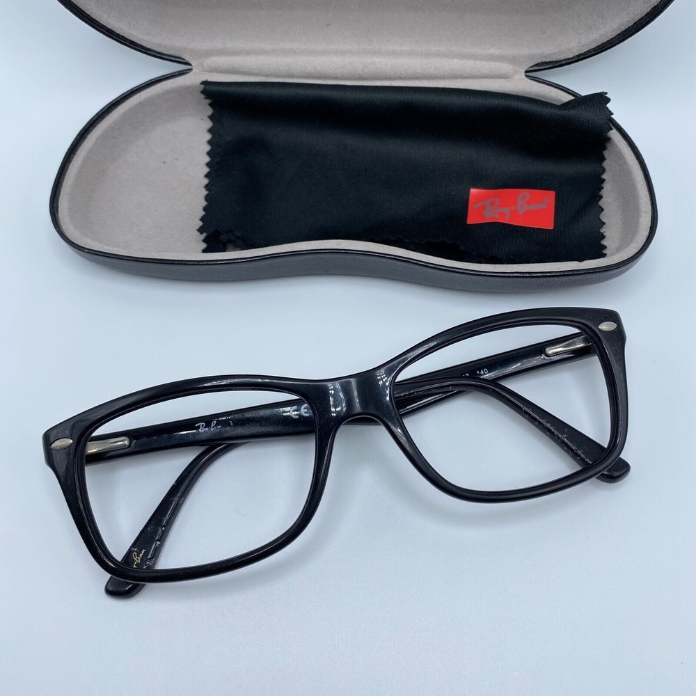 Ray-Ban RB 5228 53mm Acetate Full Rim Eyeglasses - Black - Picture 8 of 11